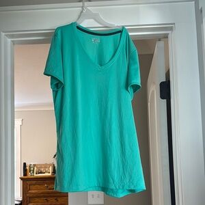 BCG Aqua Short Sleeve V-Neck Tee